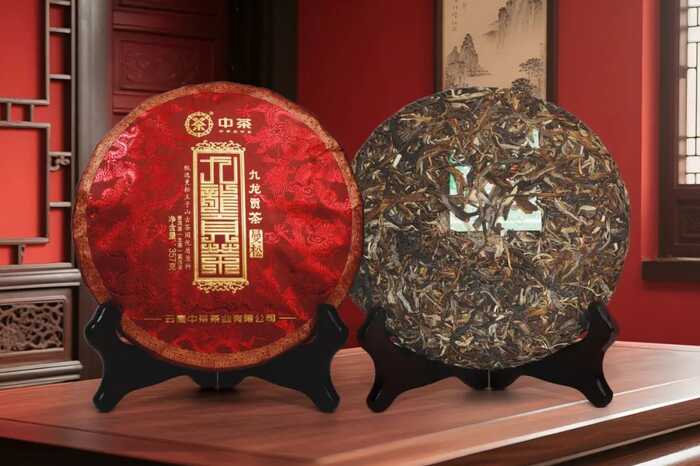 新品上市  中茶九龍貢茶 曼松 普洱茶（生茶）緊壓茶