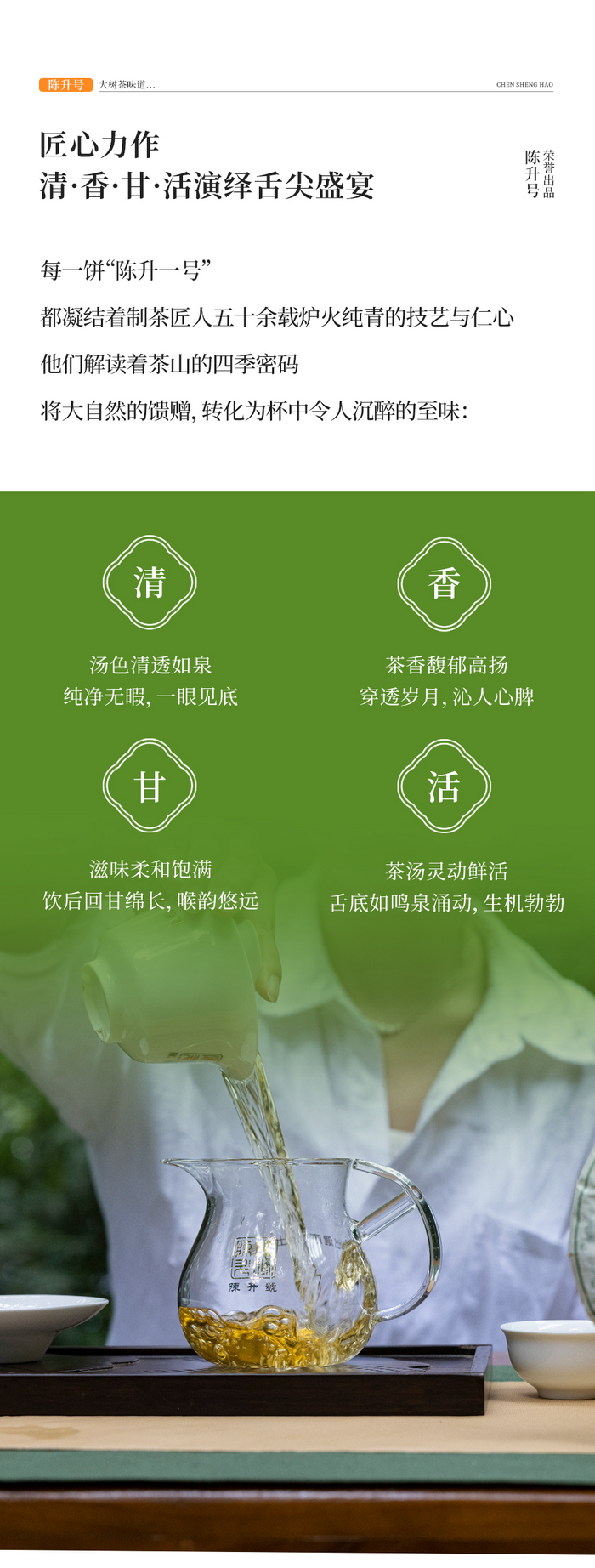 名茶之選·壹號擔(dān)當(dāng) 陳升號2025年“陳升一號”面市